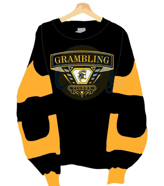 GRAMBLING Retro Oversized Sweater