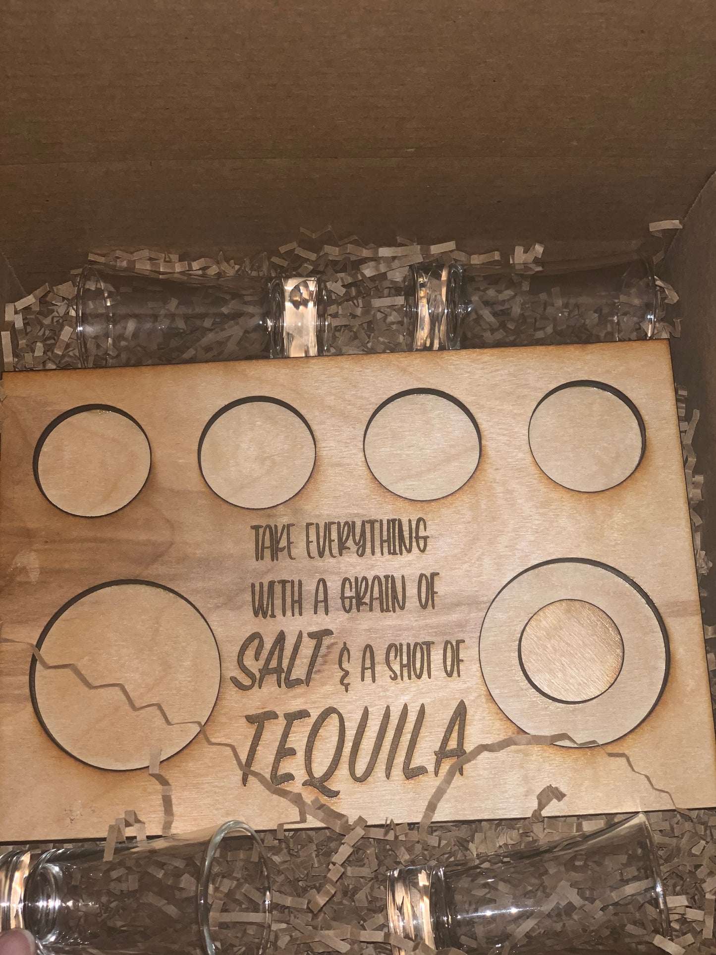 Tequila tray